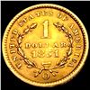 Image 2 : 1851-O Rare Gold Dollar CHOICE BU
