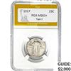 Image 1 : 1917 Standing Liberty Quarter PGA MS63+ TY 2