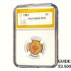 Image 1 : 1883 Indian Head Cent PGA MS65 RED