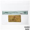 Image 1 : 1761 15 S New Jersey Colonial Note PMG F 12