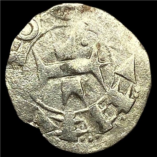 Crusades Bishops of Maguelone Silver Denar NEARLY UNCIRCULATED