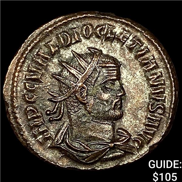 Roman Diocletian 284-305 AD BI Nummus CHOICE AU