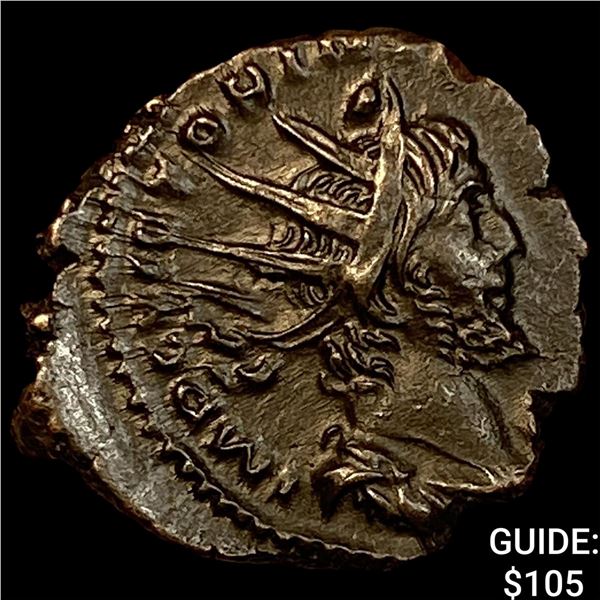 Romano-Gallic Victorinus 269-271 BI Dbl Denarius CHOICE AU