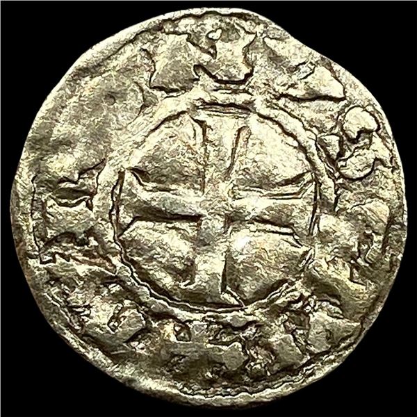 France Abbey of St Martin Silver Denier NEARLY UNCIRCULATED