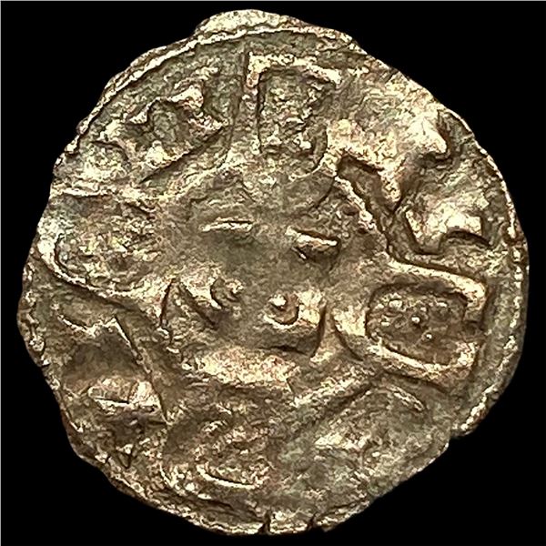 Portugal Alfonso III Silver Dinero NEARLY UNCIRCULATED