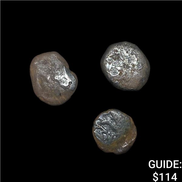 [3 Coins] Luke 21:1-4 Widow's Mite NEARLY UNCIRCULATED