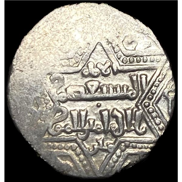 1100-1350 Islamic Artqid Silver Dirham NEARLY UNCIRCULATED