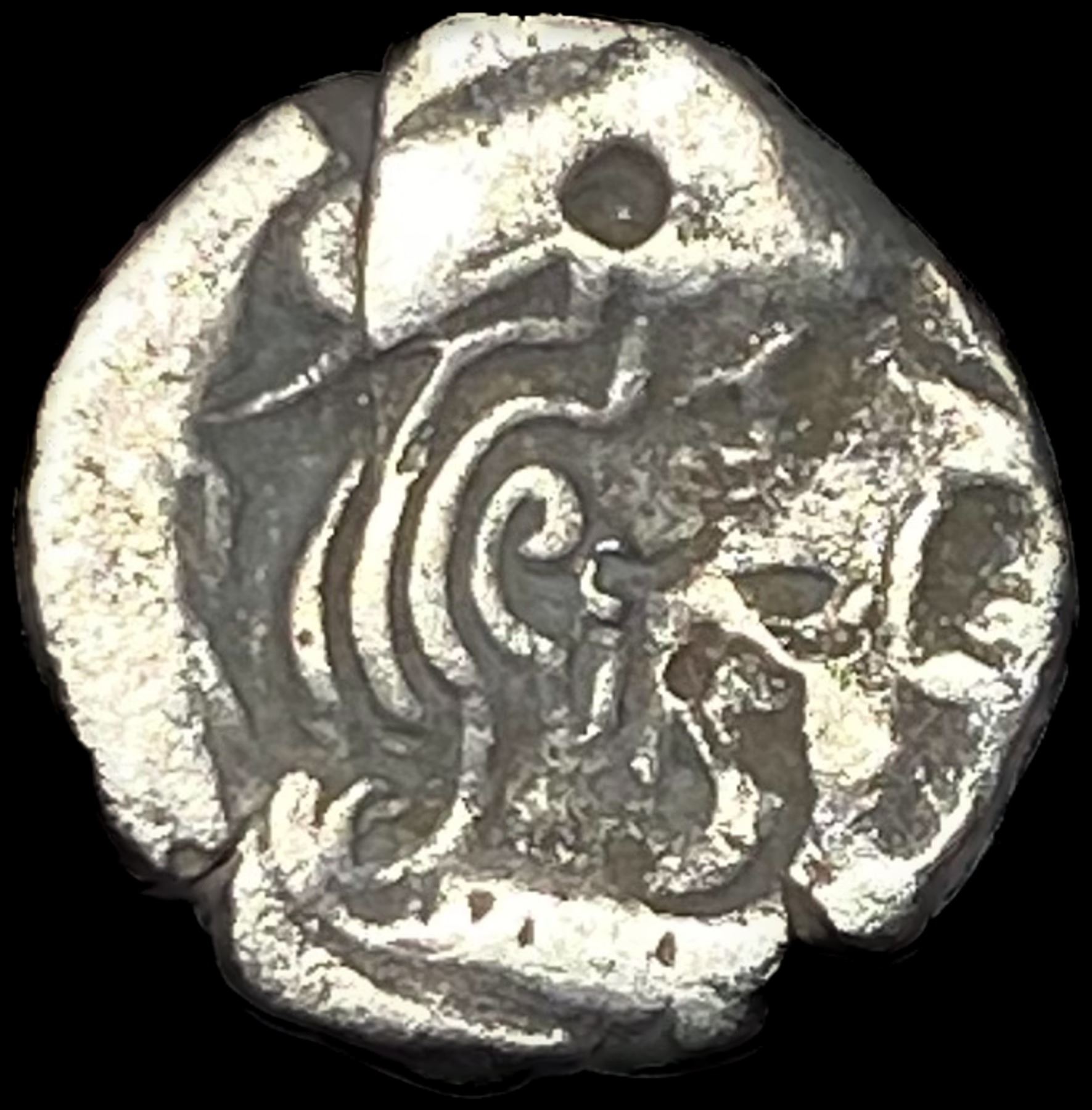 India Western Satraps 278-295 AD Silver Drachm NEARLY UNCIRCULATED