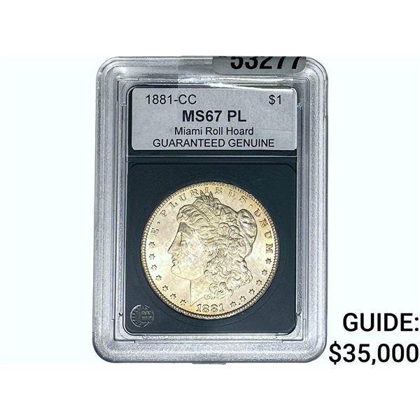 1881-CC Morgan Silver Dollar GG MS67 DMPL
