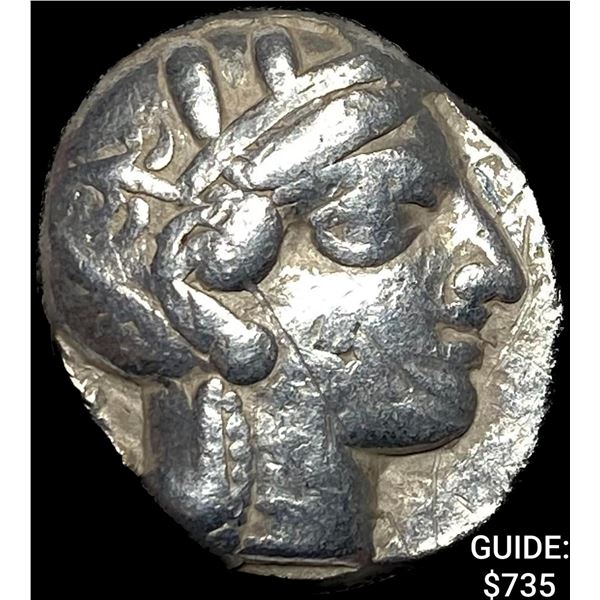 Attica Athens 393-294 AD Silver Tetradrachm NEARLY UNCIRCULATED