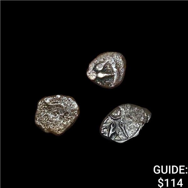 [3 Coins] Luke 21:1-4 Widow's Mite NEARLY UNCIRCULATED