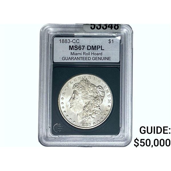 1883-CC Morgan Silver Dollar GG MS67 DMPL
