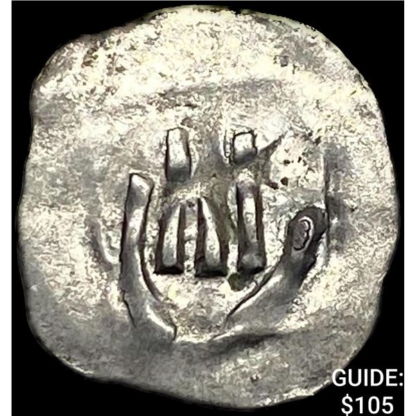 1250-1300 Germany Silver Hand Heller NEARLY UNCIRCULATED