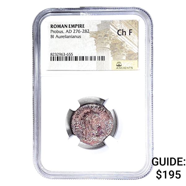 Roman Probus, AD 276-282 BI Aurelianianus NGC Ch F