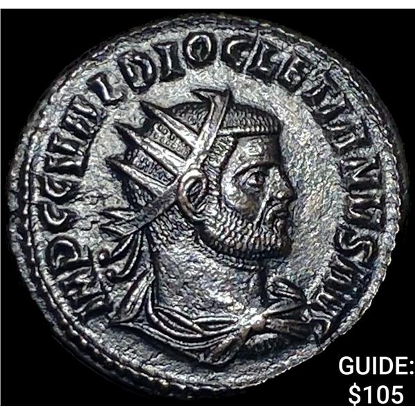 Roman Dioletian 284-305 AD BI Nummus CHOICE AU