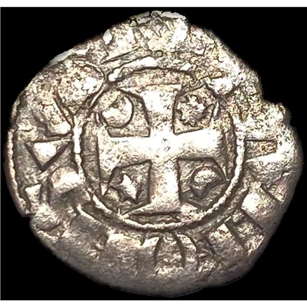 Portugal Alfonso III Silver Dinero NEARLY UNCIRCULATED