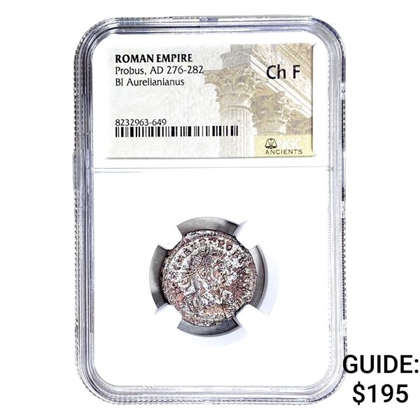 Roman Probus, AD 276-282 BI Aurelianianus NGC Ch F