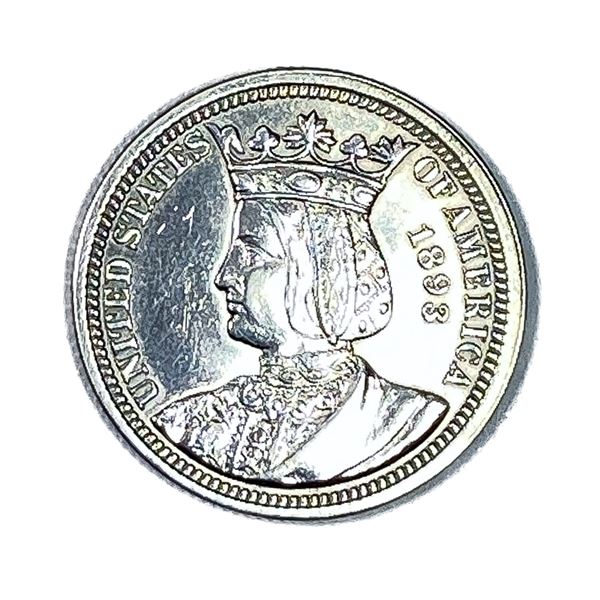 1893 Isabella Silver Quarter