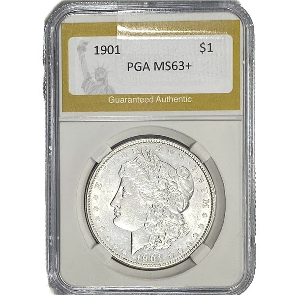 1901 Morgan Silver Dollar PGA MS63+