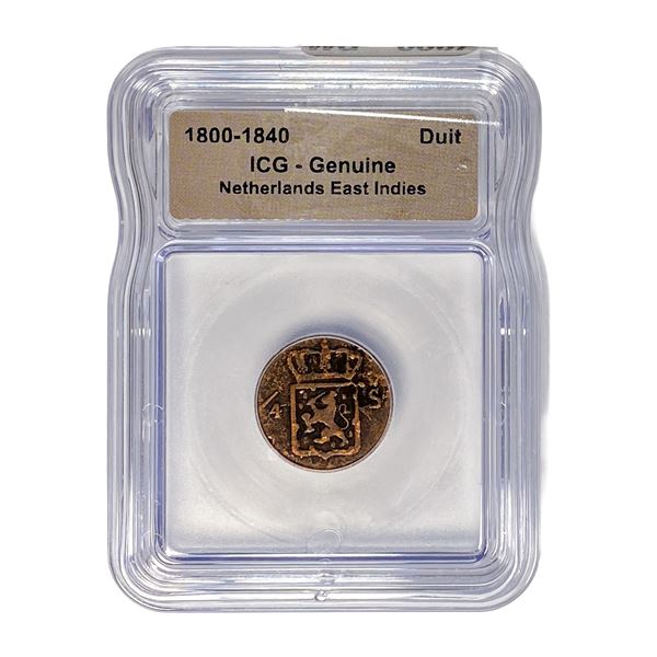 Netherlands East Indies Duit ICG Genuine