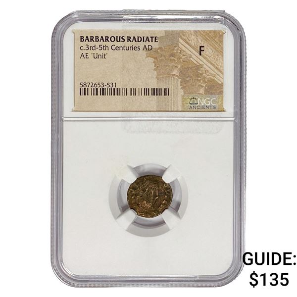 Barbarous Radiate c.3rd-5th Centuries AD AE 'Unit' NGC F