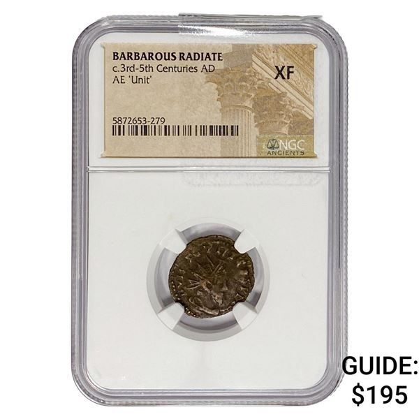 Barbarous Radiate c.3rd-5th Centuries AD AE 'Unit' NGC XF