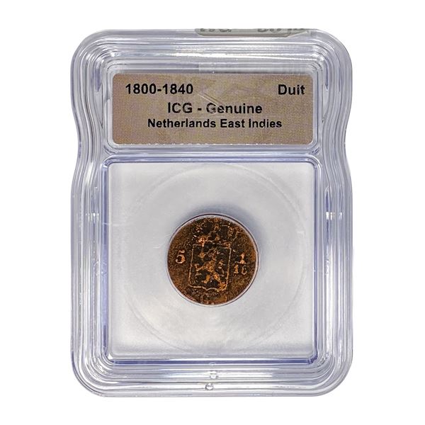Netherlands East Indies Duit ICG Genuine