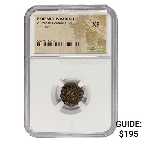 Barbarous Radiate c.3rd-5th Centuries AD AE 'Unit' NGC XF