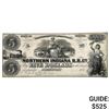 Image 1 : 1854 $5 Northern Indiana R.R.C. Note