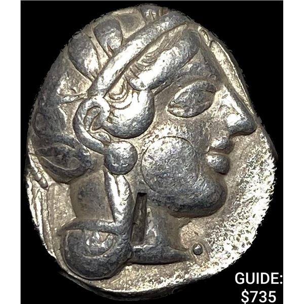 Attica Athens 393-294 AD Silver Tetradrachm NEARLY UNCIRCULATED