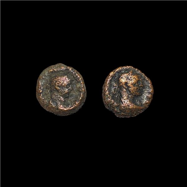 [2 Coins] Roman Egypt 235-284 AD BI Tetradrachm NEARLY UNCIRCULATED