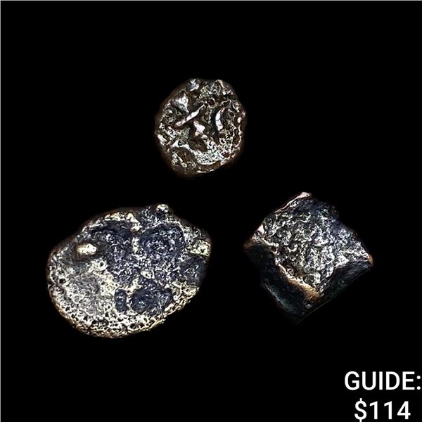 [3 Coins] Luke 21:1-4 Widow's Mite NEARLY UNCIRCULATED