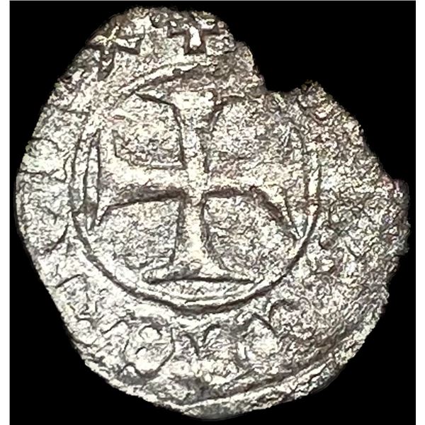 14th-15th Cent Venetian Republic Silver Tornesello NEARLY UNCIRCULATED