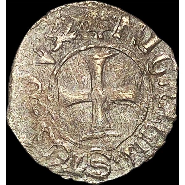 14th-15th Cent Venitian Republic Silver Tornesello NEARLY UNCIRCULATED