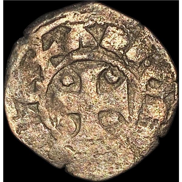 1248-1279 Portugal Alfonso III SIlver Dinero NEARLY UNCIRCULATED