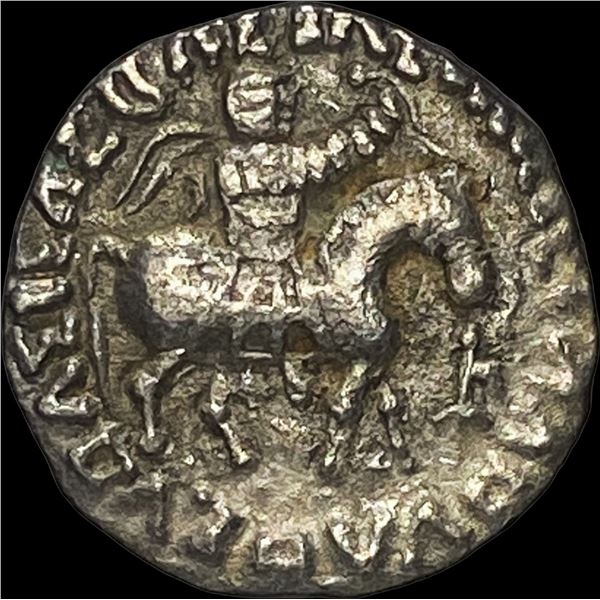 Indo-Scythian 58-12 BC Silver Drachm NEARLY UNCIRCULATED