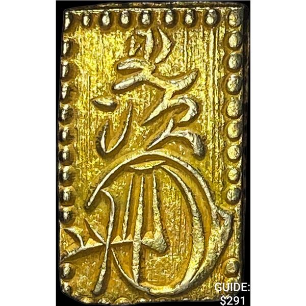 1868-1869 Japan Gold 2 Bu .048 AGW CLOSELY UNCIRCULATED