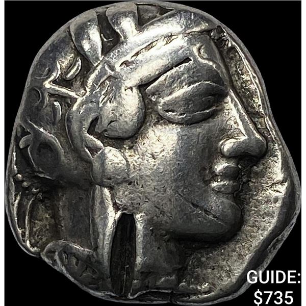 Attica Athens 393-294 AD Silver Tetradrachm NEARLY UNCIRCULATED