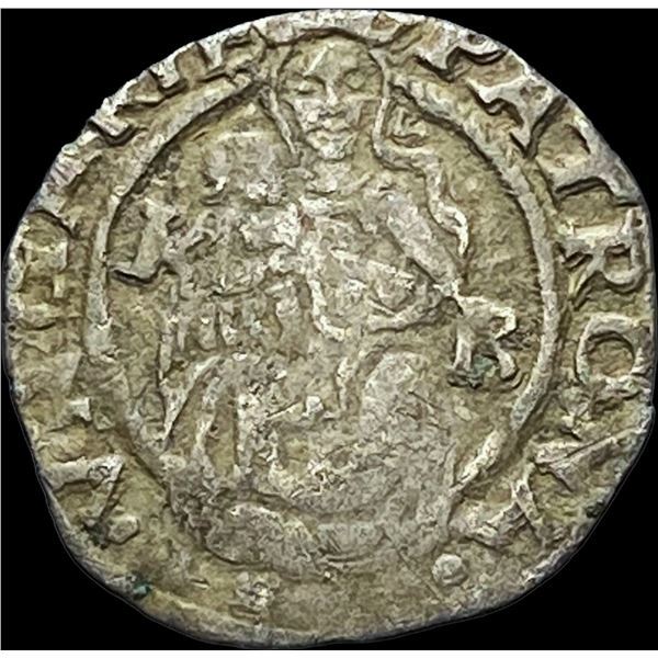 1540-1590 Hungary Madonna&Child Silver Denar CLOSELY UNCIRCULATED