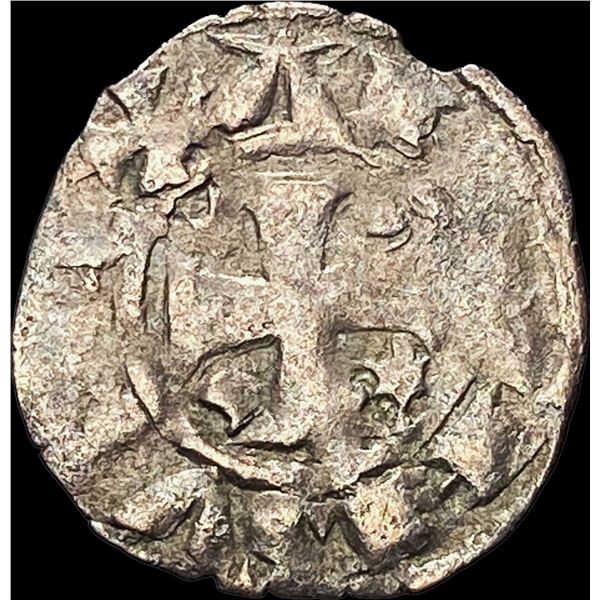 1248-1279 Portugal Alfonso III SIlver Dinero NEARLY UNCIRCULATED