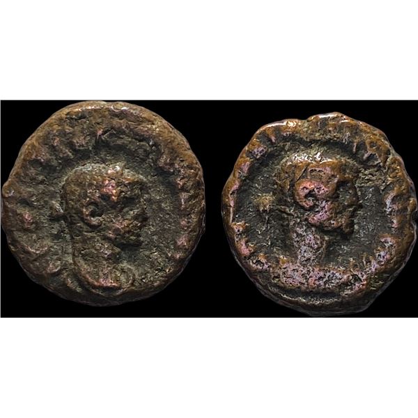 [2 Coins] Roman Egypt 235-284 AD BI Tetradrachm NEARLY UNCIRCULATED