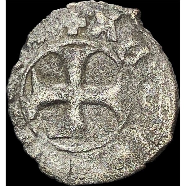 14th-15th Venitian Republic Silver Tornesello NEARLY UNCIRCULATED