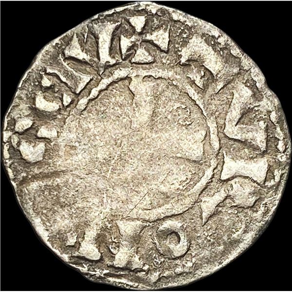 France Abbey of St Martin Silver Denier NEARLY UNCIRCULATED