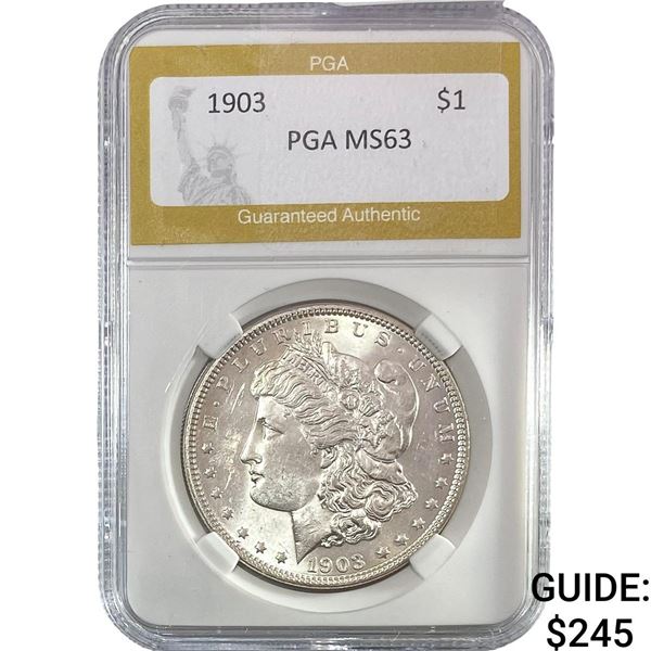 1903 Morgan Silver Dollar PGA MS63