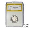 Image 1 : 1916 Mercury Silver Dime PGA MS65 FSB
