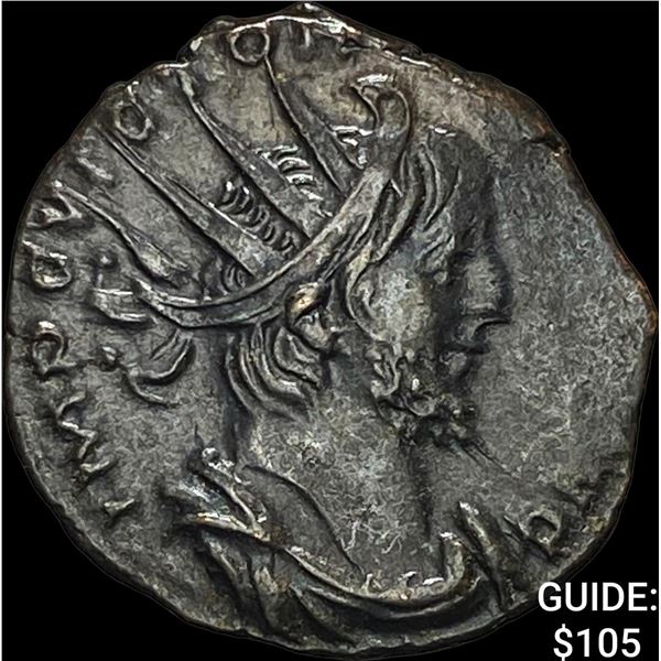 Romano-Gallic Victorinus 269-271 BI Dbl Denarius CHOICE AU