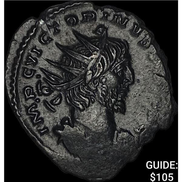 Romano-Gallic Victorinus 269-271 BI Dbl Denarius CHOICE AU