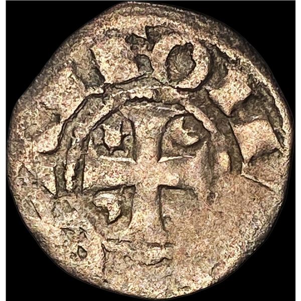 1248-1279 Portugal Alfonso III SIlver Dinero NEARLY UNCIRCULATED