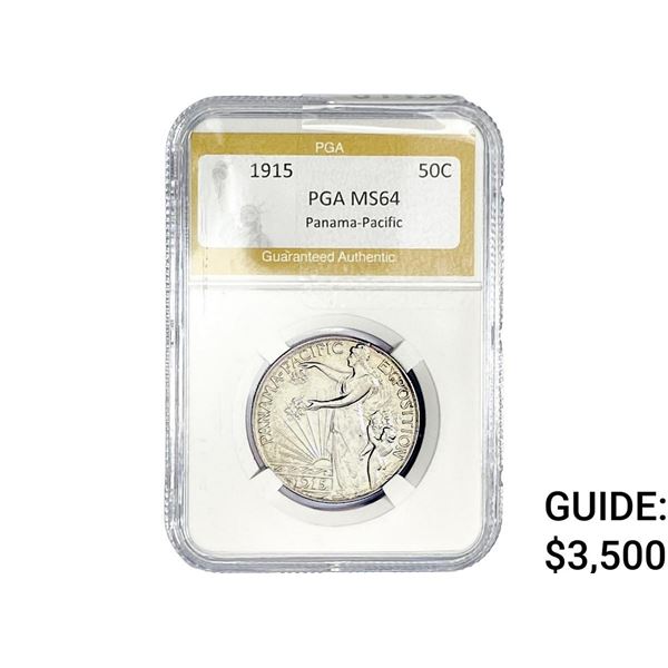 1915 Panama-Pacific Half Dollar PGA MS64