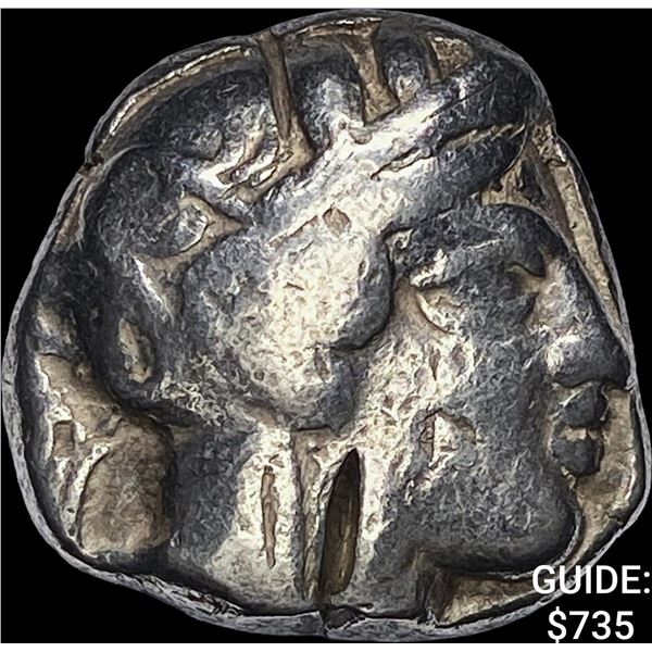 Attica Athens 393-294 AD Silver Tetradrachm NEARLY UNCIRCULATED